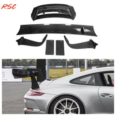 100% Dry Carbon Fiber Wing Rear Trunk Lid for Porsche 911 991 GT3 / GT3 RS Track Racing Rear Spoiler/wing Assembly 2014-2015