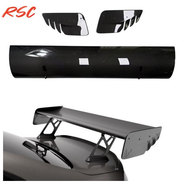 Dry Carbon Fiber Vulcan Alpha Style Track Racing Rear Wing Spoiler for BMW G87 M2 G42 M240