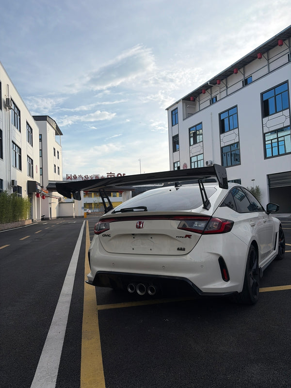 Dry Carbon Fiber Vulcan Alpha Style Racing Rear Wing for Honda Civic Type R FL5 Spoiler