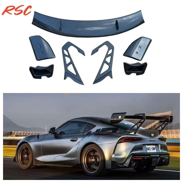 AR Style Dry Carbon Fiber Spoiler for Supra A90 MK5 High Downforce Car Rear Wing Body Kit