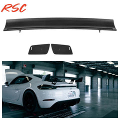Dry Carbon Fiber VERUS UCW Rear Spoiler for porsche 981/718 GT4 GT4RS Track Racing Wing