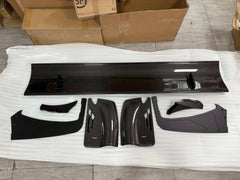 Real Dry Carbon Fiber Track Racing Wing Spoiler for porsche 911 991 GT3RS Two Kinds of Side Plate Selection