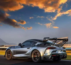 AR Style Dry Carbon Fiber Spoiler for Supra A90 MK5 High Downforce Car Rear Wing Body Kit