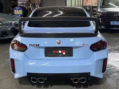 AN Style Dry Carbon Fiber Rear Spoiler Wing for bmw G87 M2 2 Series G42