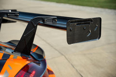 VERUS Dry Carbon Fiber Racing Track Rear Wing Spoiler for Porsche 981/718 GT4 GT4RS