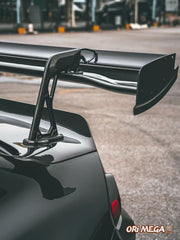 DRO Style Dry Carbon Fiber Rear Wing Spoiler for BMW G87 M2 G82 M4 Auto Racing Rear Trunk Spoiler Body Kit