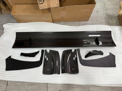 Real Dry Carbon Fiber Track Racing Wing Spoiler for porsche 911 991 GT3RS Two Kinds of Side Plate Selection