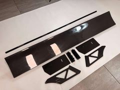 High Quality Dry Carbon Fiber AP Style Track Racing Rear Wing for honda Civic Type R FL5 2022+