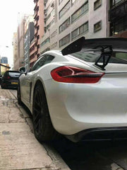 Style Rear Carbon Spoiler for Cayman 718 Boxster 981 Rear Wing High Quality