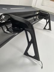 DRO Style Dry Carbon Fiber Rear Wing Spoiler for BMW G87 M2 G82 M4 Auto Racing Rear Trunk Spoiler Body Kit