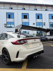 Dry Carbon Fiber Vulcan Alpha Style Racing Rear Wing for Honda Civic Type R FL5 Spoiler