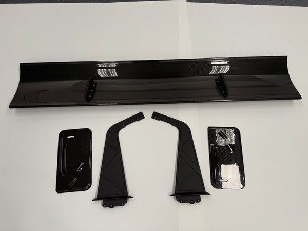 VERUS Dry Carbon Fiber Racing Track Rear Wing Spoiler for Porsche 981/718 GT4 GT4RS