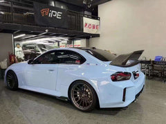 AN Style Dry Carbon Fiber Rear Spoiler Wing for bmw G87 M2 2 Series G42