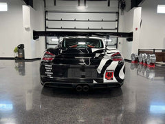 Dry Carbon Fiber VERUS UCW Rear Spoiler for porsche 981/718 GT4 GT4RS Track Racing Wing