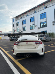Dry Carbon Fiber Vulcan Alpha Style Racing Rear Wing for Honda Civic Type R FL5 Spoiler