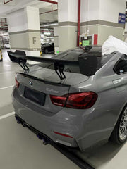 GT4 Style Dry Carbon Fiber Rear Wing Spoiler for F82 M4 Body Kit