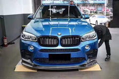 3D Style Carbon Fiber Front Lip for BMW F85 X5M F86 X6M Perfect Fitment