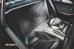 Prepreg Dry Carbon Fiber Rear Seat Delete Two Choices for BMW G87 M2 Racing Interior Trim Light Weight Rear Seat Delete Kit