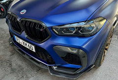 f96 x6m cfa dry carbon front splitter carbon fiber art forged carbon options