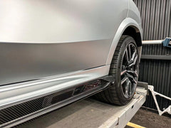 dry carbon fiber LARTE design side skirts for f96 x6m g06 x6 fitment 100%