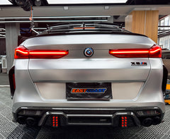 larte design rear diffuser for f96 x6m dry carbon fiber quality