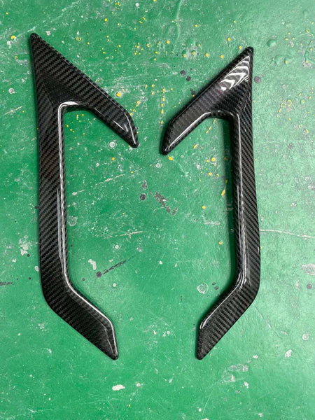 dry carbon fiber F96 X6M side fenders trims perfect fitment in stock