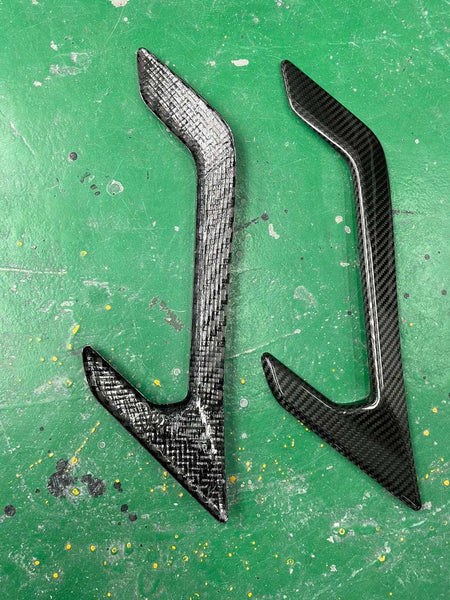 dry carbon fiber F96 X6M side fenders trims perfect fitment in stock