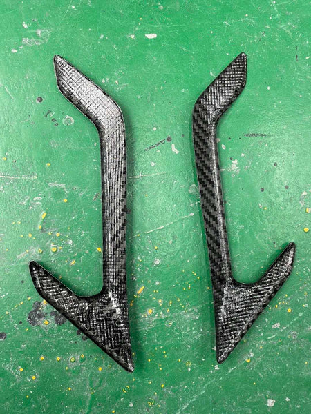 dry carbon fiber F96 X6M side fenders trims perfect fitment in stock