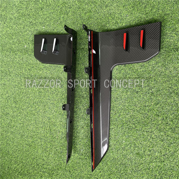 G87 M2 dry carbon fiber MP style side skirts