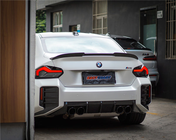 G87 M2 rear bumper dry carbon fiber MP trims