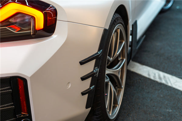 g87 m2 dry carbon fiber front flares and rear flares 4pcs one set