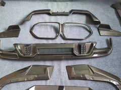 Dry carbon fiber LARTE DESIGN front lip for F95 X5M LCI F96 X6M LCI