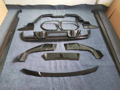 Dry carbon fiber LARTE DESIGN front lip for F95 X5M LCI F96 X6M LCI