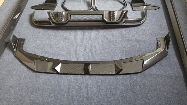 Dry carbon fiber LARTE DESIGN front lip for F95 X5M LCI F96 X6M LCI
