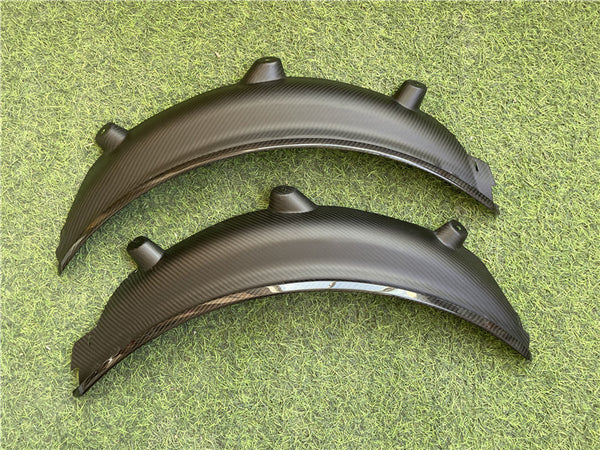 Prepreg dry carbon fiber rear flare trims for G80 M3 G82 M4