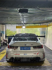 VERUS UCW Style Dry Carbon Fiber High‑Mount GT Rear Wing Spoiler For BMW G80 M3