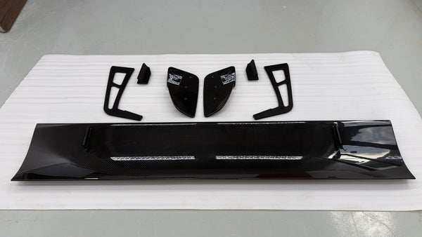 Type R FL5 VULCAN ALPHA TRACK RACING dry carbon fiber rear spoiler
