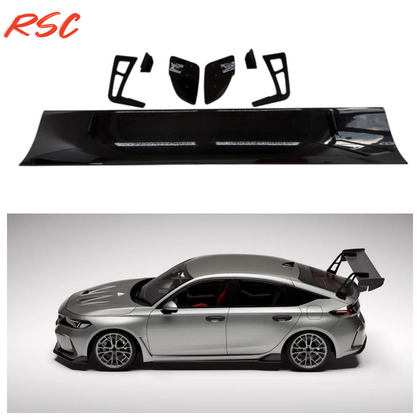 Type R FL5 VULCAN ALPHA TRACK RACING dry carbon fiber rear spoiler