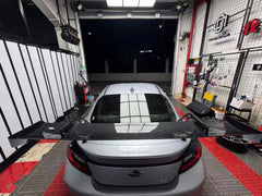 Verus Style Carbon Swan Neck GT Rear Wing V2 Compatible with GR86 ZN8 BRZ ZD8