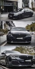 Carbon Fiber MP Front Lip for G30 LCI Front Bumper Splitter Perfect Fitment