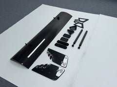 VULCAN ALPHA Style Dry Carbon Fiber Track Racing Wing Trunk Lid Support Struts for BMW G87 M2