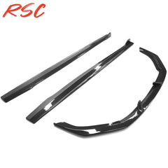 Carbon Fiber Front Lip Side Skirts for Audi RS3 8V 2017-2019