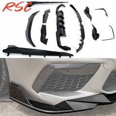 Carbon Fibre Aero Kit For BMW F91/F92/F93 M8, Includes Front Splitter, Front Bumper Corners, Side Skirts, Rear Diffuser & Spoiler