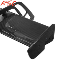 RSC Style Dry Carbon Fiber High Mount GT Rear Wing Spoiler For Porsche 992 Cayman
