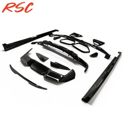 Dry Carbon Fiber Body Kits for BMW F95 X5M F96 X6M LCI Front Lip Rear Diffuser Side Skirts Spoiler Grille Fender Vent Trim