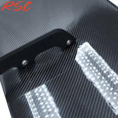 RSC Style Dry Carbon Fiber High Mount GT Rear Wing Spoiler For Porsche 992 Cayman