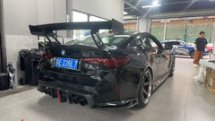 VERUS UCW Style Dry Carbon Fiber  GT Rear Wing Spoiler For BMW G82 M4