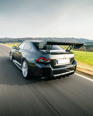 Dry Carbon Fiber Vulcan Alpha Style Track Racing Rear Wing Spoiler for BMW G87 M2 G42 M240
