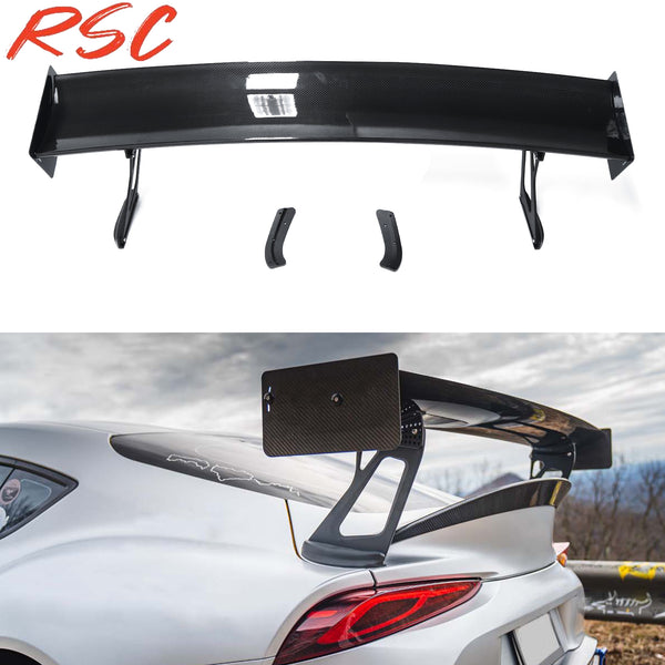 Verus UCW Style Dry Carbon Swan Neck GT Rear Wing For Toyota GR Supra A90 MK5