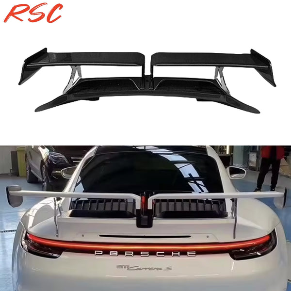 High Quality Carbon Fiber Rear Wing Rear Spoiler for Porsche 911 992 Perfect Fitment